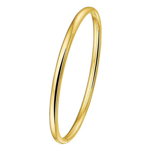 Bangle 4,0 Mm Ovale Buis Goud (Geelgoud)