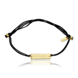 Armband Rechthoek - 14K Geelgoud - Lettergravure