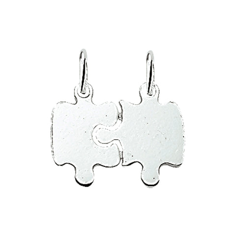 Breekplaatjes Puzzelstukken 19.5 x 15.5 mm van 925 Zilver