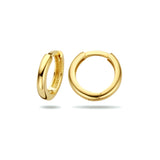 14 Karaat Geelgouden Klapoorringen - Diameter 10.5mm