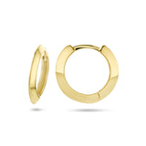 14 Karaat Geelgouden Klapoorringen - Hoogte 13mm