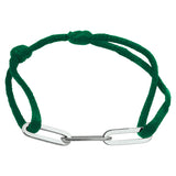 Damesarmband met Gerhodineerd Zilveren Element - Lengte 13+13cm