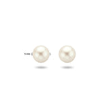 Oorknoppen met Parel 5.5mm en 14 Karaat Geelgoud