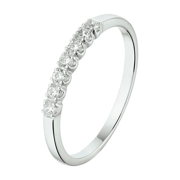 Ring Zirkonia Goud (Witgoud)