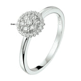 Ring Diamant 0.25ct H Si Goud (Witgoud)