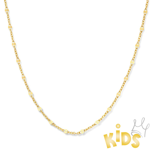 Collier van 14 Karaat Geelgoud, Ankerschakel 2.4mm - Lengte 36+2cm