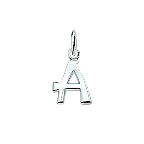 925 Zilveren letter hanger - Letter A - 8.5 x 13 mm