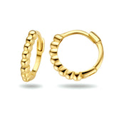 Klapoorringen Bolletjes Goud (Geelgoud)