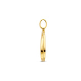 Hanger Druppelvorm met Diamant 0.06ct, 14 Karaat Geelgoud