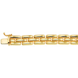 Armband Schakel 9, 19 Cm Goud (Geelgoud)