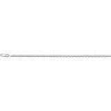 Collier van 925 Zilver, Valkenoog schakel 2.5mm - Lengte 45cm