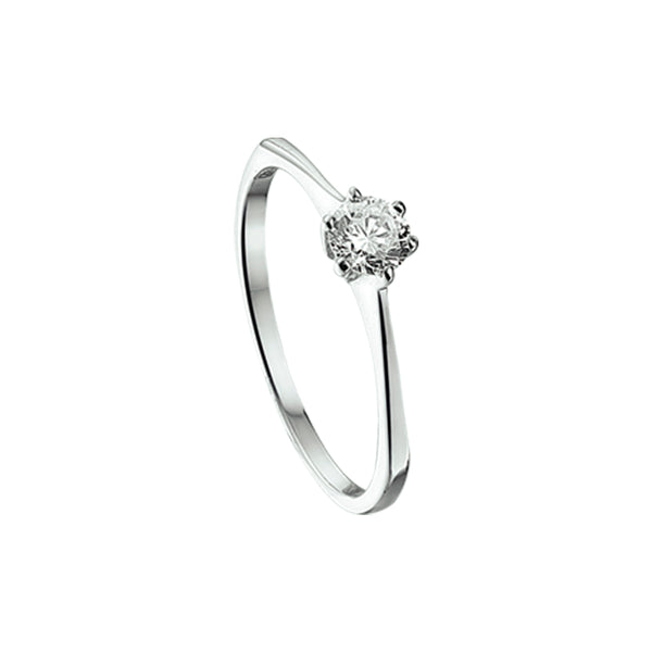 Ring Zirkonia Goud (Witgoud)