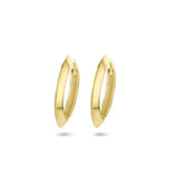14 Karaat Geelgouden Klapoorringen - Hoogte 13mm