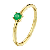 Ring Smaragd 0.20ct Goud (Geelgoud)