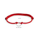 Damesarmband met Gerhodineerd Zilveren Element - Lengte 13+13cm