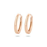 14 Karaat Roségouden Klapoorringen Diameter 13.5mm en Breedte 2mm