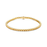 Dames Tennisarmband 3mm van 14 Karaat Geelgoud met Saffier 1.786ct - Lengte 18cm