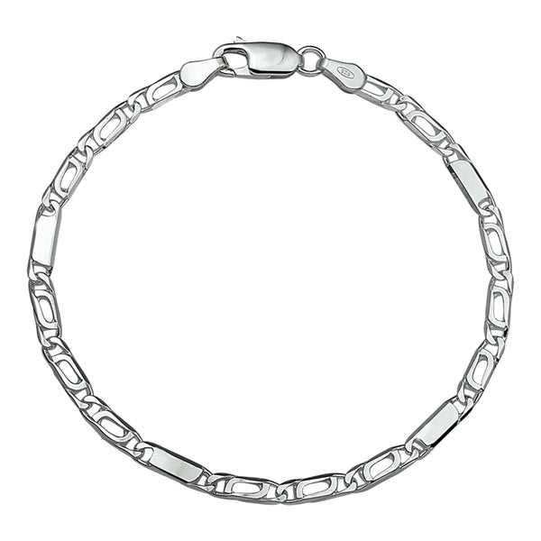 Damesarmband van 925 Zilver, Valkenoog schakel 2.9mm - Lengte 18cm