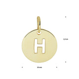 Hanger Letter Goud (Geelgoud)