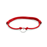 Damesarmband met Gerhodineerd Zilveren Element - Lengte 13+13cm