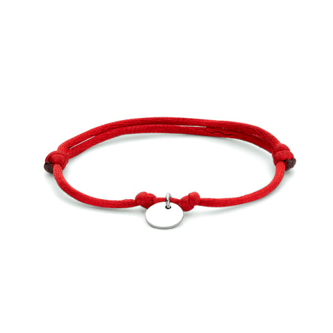 Damesarmband met Gerhodineerd Zilveren Element - Lengte 13+13cm