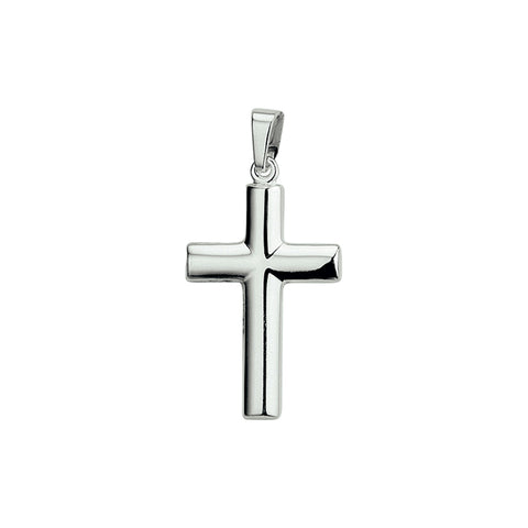925 Zilveren Kruis hanger, 16 x 27 mm