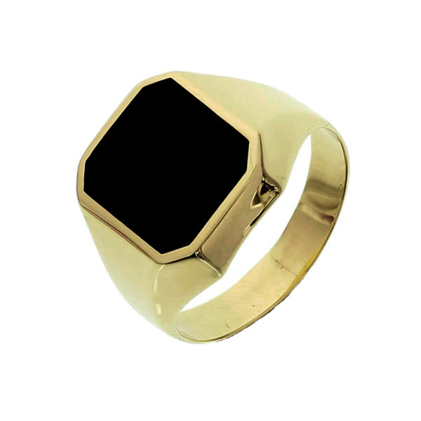 Zegelring Onyx 3.75ct Goud (Geelgoud)