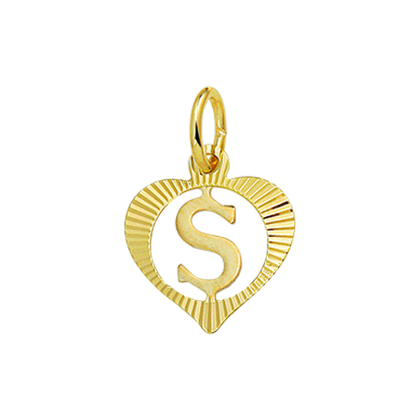 Hanger Hart Letter Goud (Geelgoud)