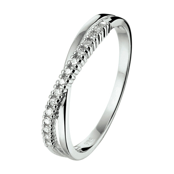 Ring Zirkonia Goud (Witgoud)