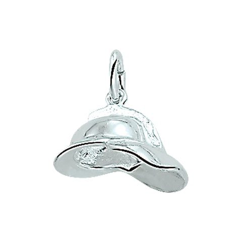 Hanger Brandweerhelm 17 x 14.5 mm van 925 Zilver