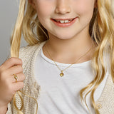 Hanger Hartjes En Zirkonia Goud (Geelgoud)