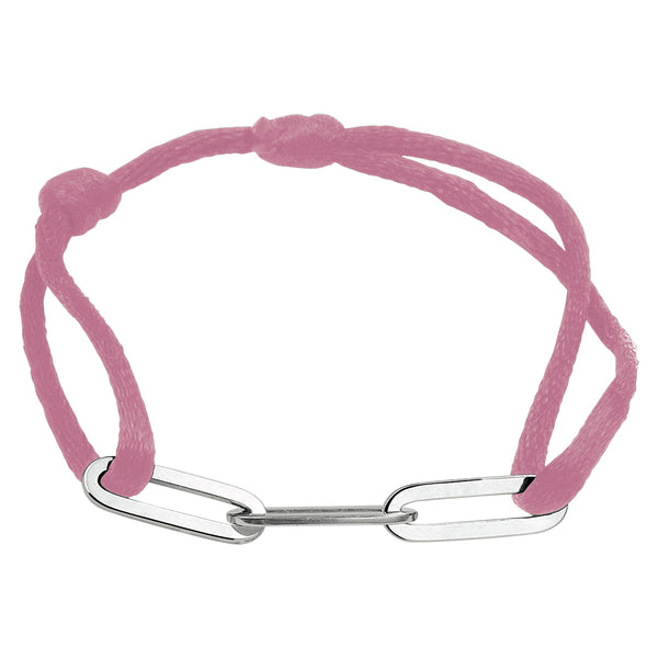 Damesarmband met Gerhodineerd Zilveren Elementen - Lengte 13+13cm