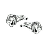 Zilveren Manchetknopen Rope Design – Gerhodineerd – 15 mm