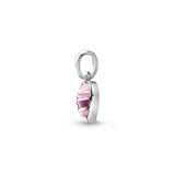Hanger Hartje Zilver Gerhodineerd