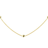 Collier Rondjes 41 + 3 Cm Goud (Geelgoud)