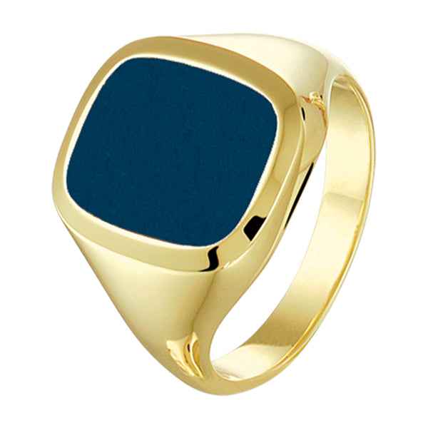 Zegelring Massief Lagensteen 3.70ct Goud (Geelgoud)