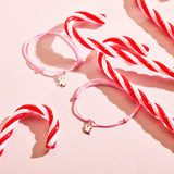 Armband Eenhoorn Zilver Gerhodineerd Met Rubber/Nylon/Leer