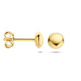 Oorknoppen van 14 Karaat Geelgoud - Diameter 5.5mm