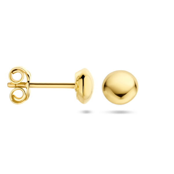Oorknoppen van 14 Karaat Geelgoud - Diameter 5.5mm