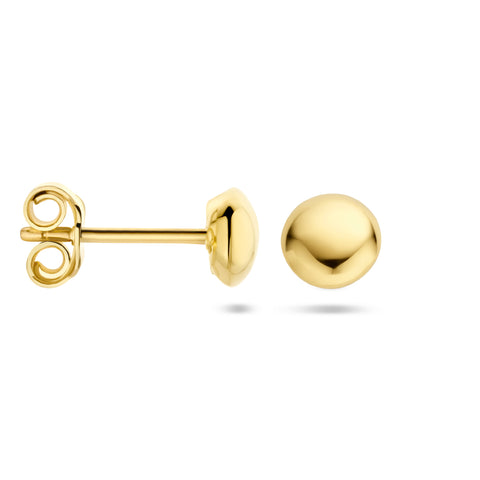 Oorknoppen van 14 Karaat Geelgoud - Diameter 5.5mm