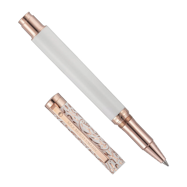 Waldmann Xetra Vienna Lady Rollerbalpen 925/1000 Zilver en 24K Roségoud - Handgravure