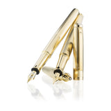 Waldmann Tuscany Vulpen met 14K Gouden punt- 925/1000 Zilver - 24K Verguld